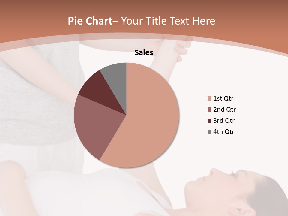 A Woman Getting A Massage From A Woman In A White Dress PowerPoint Template