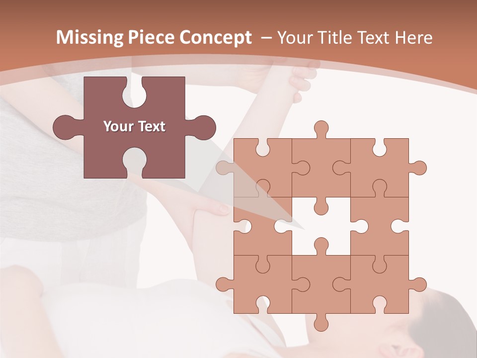 A Woman Getting A Massage From A Woman In A White Dress PowerPoint Template