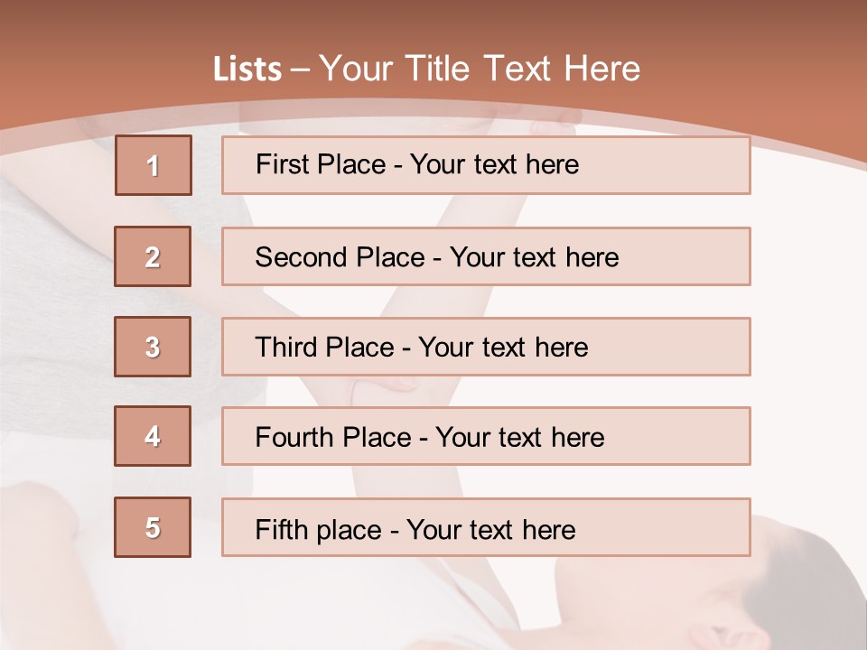 A Woman Getting A Massage From A Woman In A White Dress PowerPoint Template