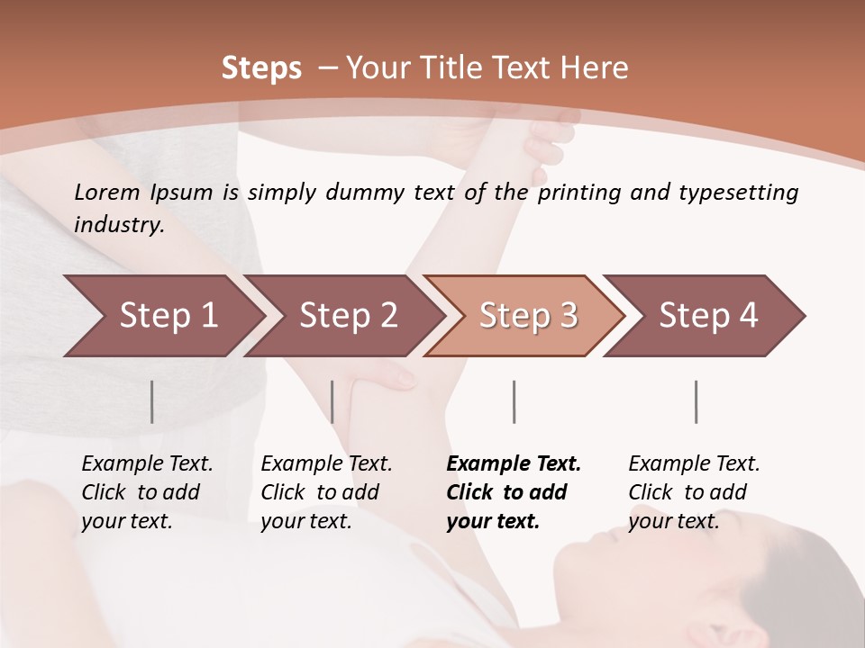 A Woman Getting A Massage From A Woman In A White Dress PowerPoint Template