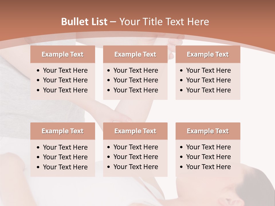 A Woman Getting A Massage From A Woman In A White Dress PowerPoint Template