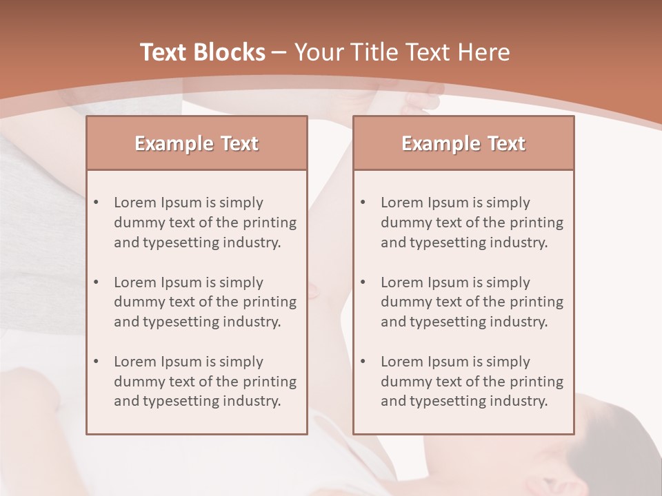 A Woman Getting A Massage From A Woman In A White Dress PowerPoint Template