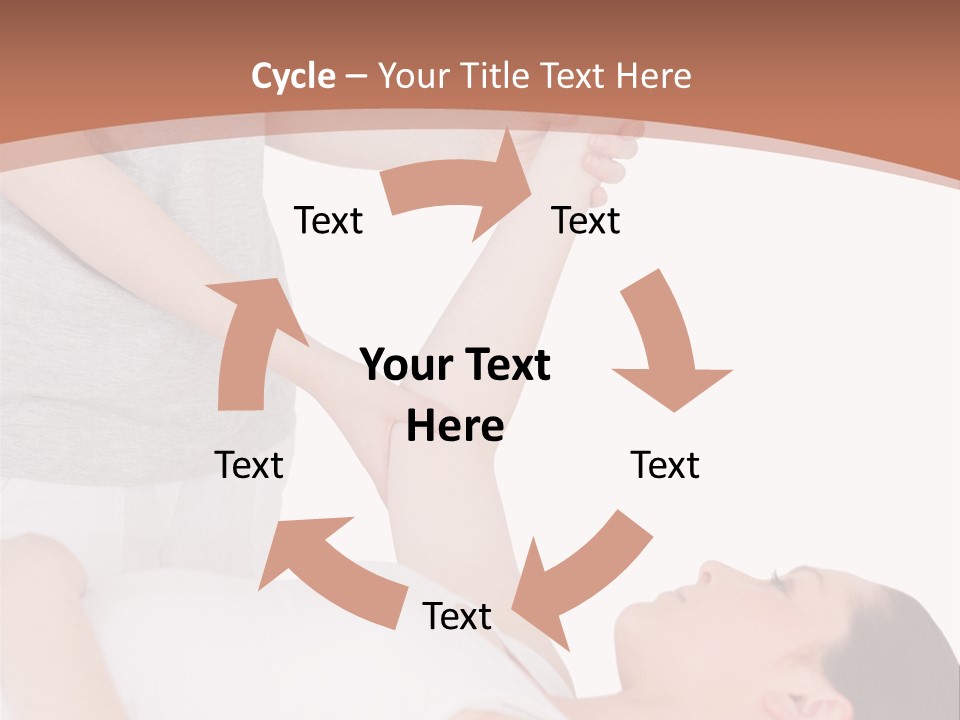 A Woman Getting A Massage From A Woman In A White Dress PowerPoint Template