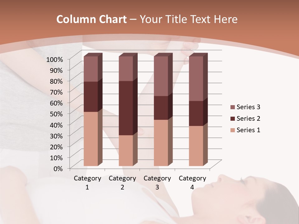 A Woman Getting A Massage From A Woman In A White Dress PowerPoint Template