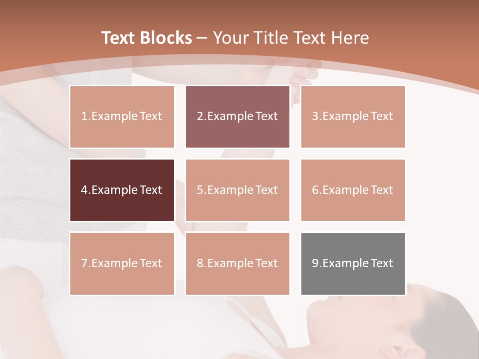 A Woman Getting A Massage From A Woman In A White Dress PowerPoint Template