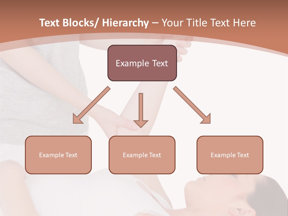 A Woman Getting A Massage From A Woman In A White Dress PowerPoint Template