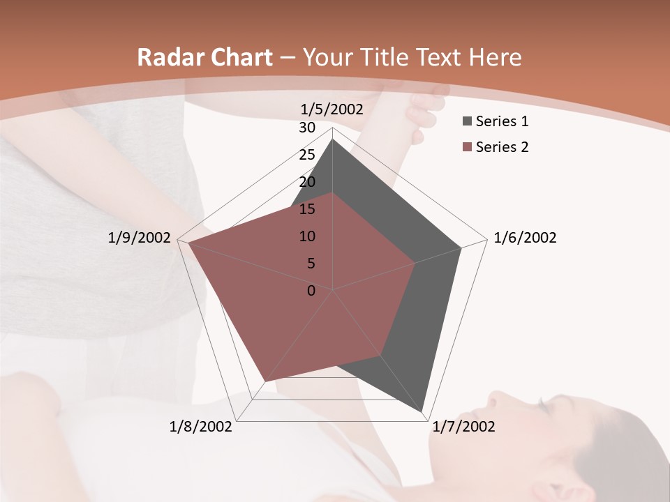 A Woman Getting A Massage From A Woman In A White Dress PowerPoint Template