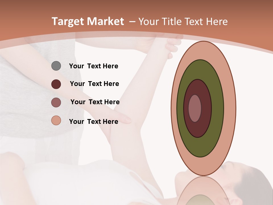 A Woman Getting A Massage From A Woman In A White Dress PowerPoint Template