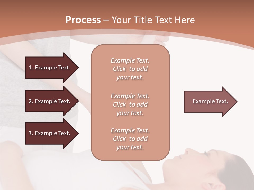 A Woman Getting A Massage From A Woman In A White Dress PowerPoint Template