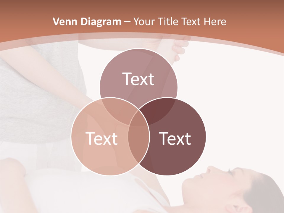A Woman Getting A Massage From A Woman In A White Dress PowerPoint Template