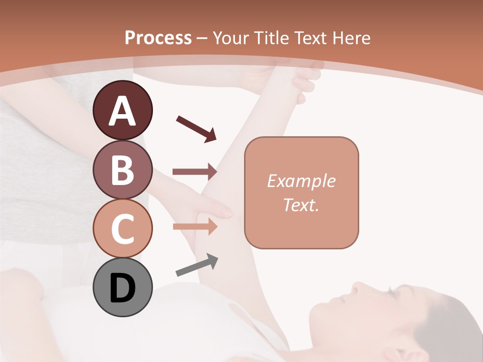 A Woman Getting A Massage From A Woman In A White Dress PowerPoint Template