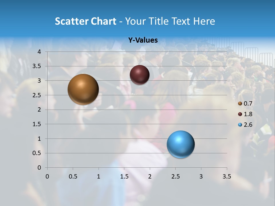 A Large Group Of People In A Building PowerPoint Template