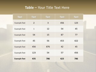 A Person Standing On A Road With A Briefcase PowerPoint Template