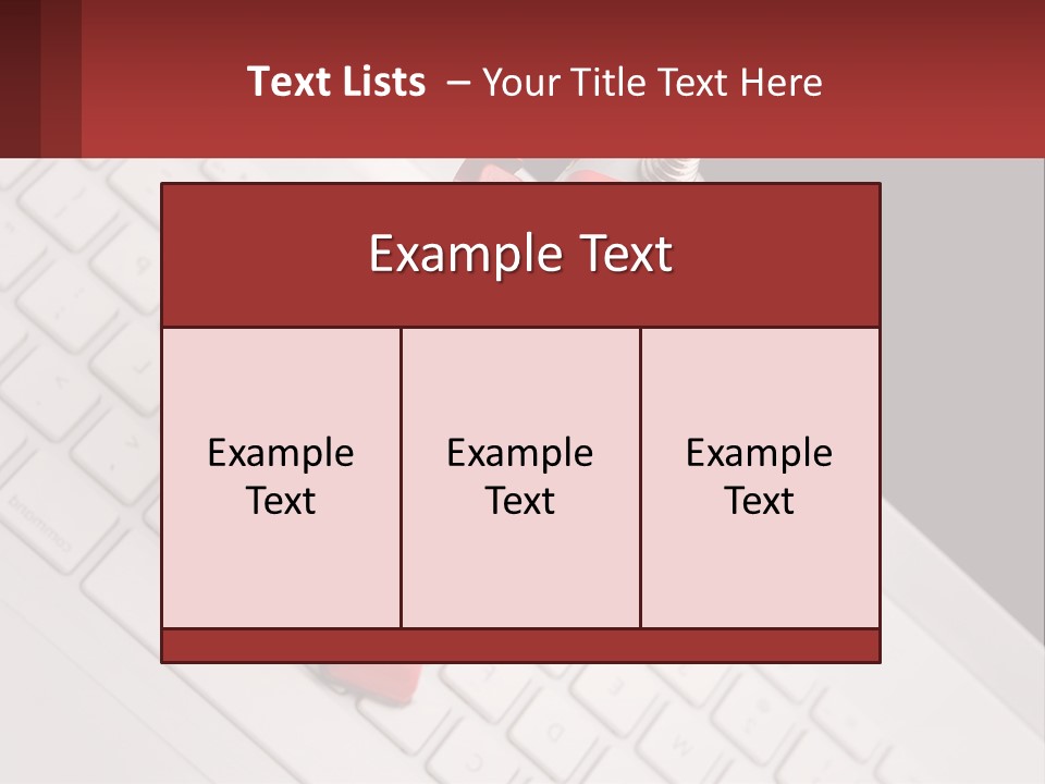 A Robot Keychain Sitting On Top Of A Keyboard PowerPoint Template