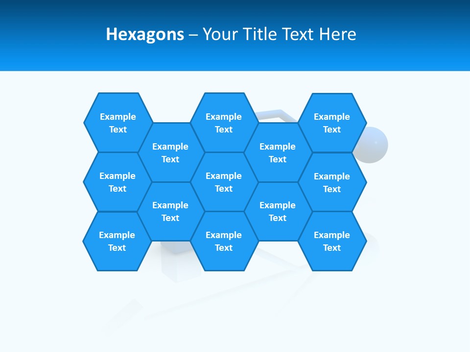 A Powerpoint Presentation With A Blue Arrow PowerPoint Template