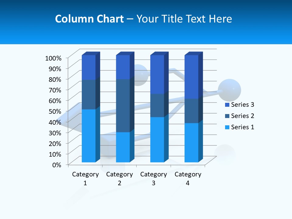 A Powerpoint Presentation With A Blue Arrow PowerPoint Template
