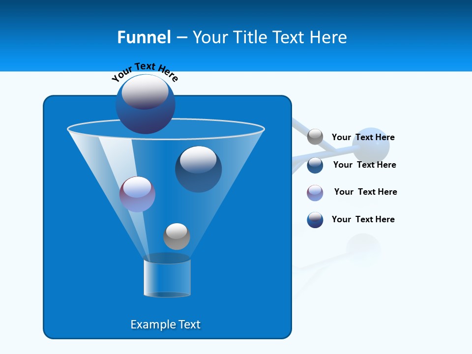 A Powerpoint Presentation With A Blue Arrow PowerPoint Template