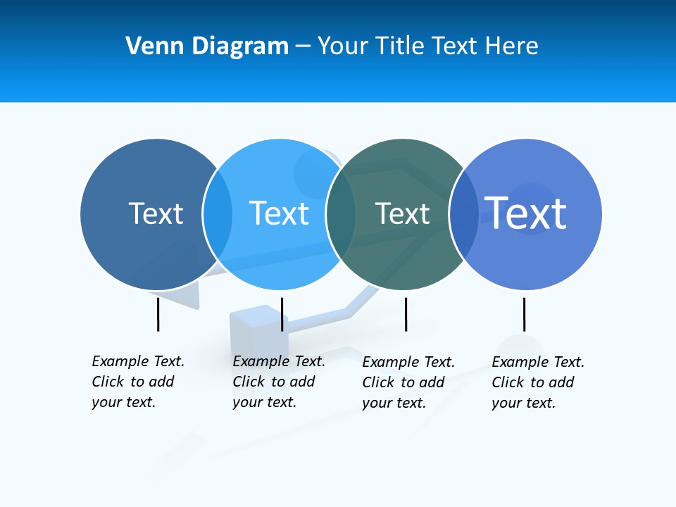 A Powerpoint Presentation With A Blue Arrow PowerPoint Template