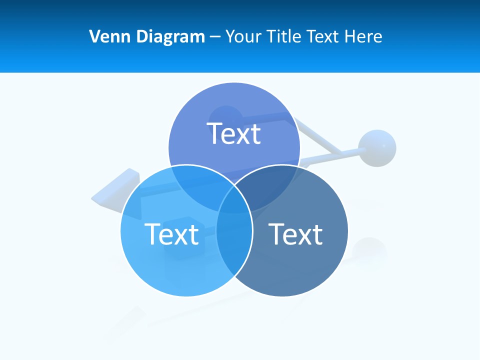 A Powerpoint Presentation With A Blue Arrow PowerPoint Template