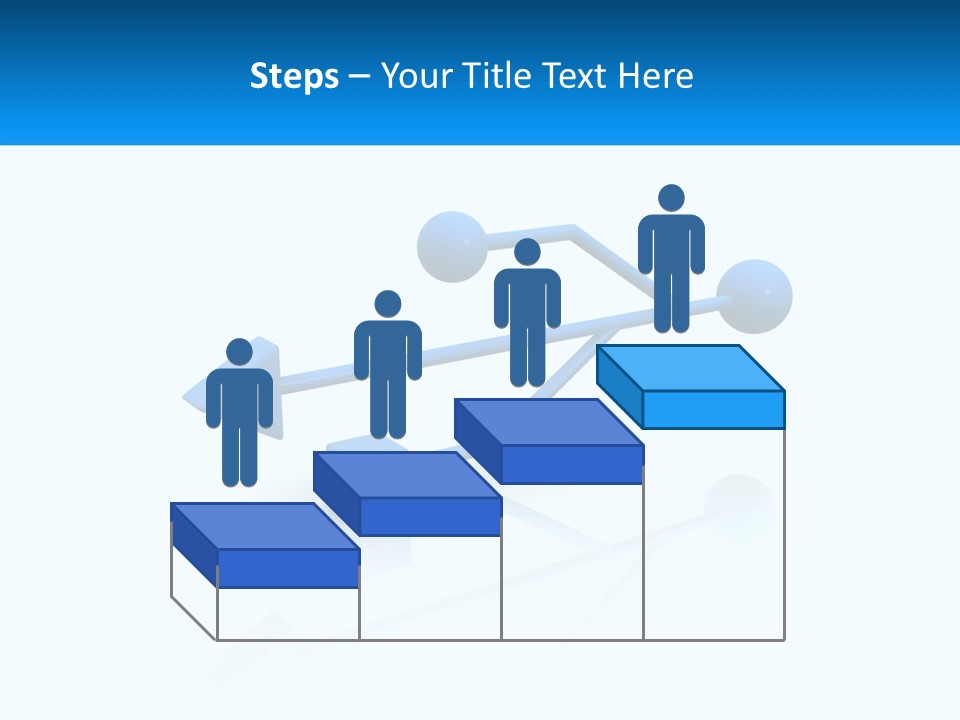 A Powerpoint Presentation With A Blue Arrow PowerPoint Template