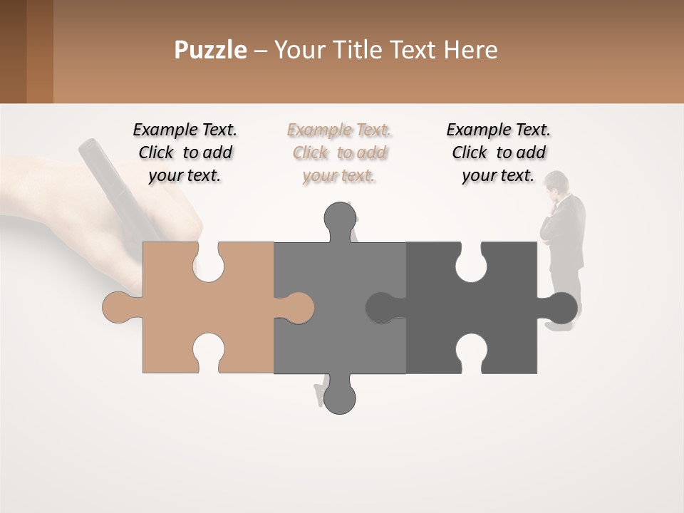 A Person Drawing A Red Arrow On A Piece Of Paper PowerPoint Template