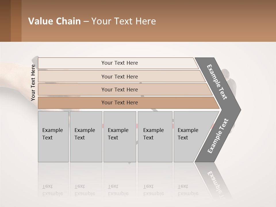 A Person Drawing A Red Arrow On A Piece Of Paper PowerPoint Template