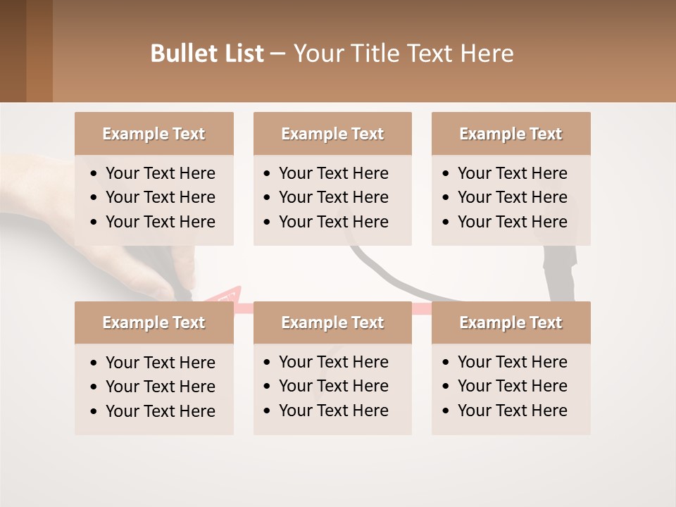 A Person Drawing A Red Arrow On A Piece Of Paper PowerPoint Template