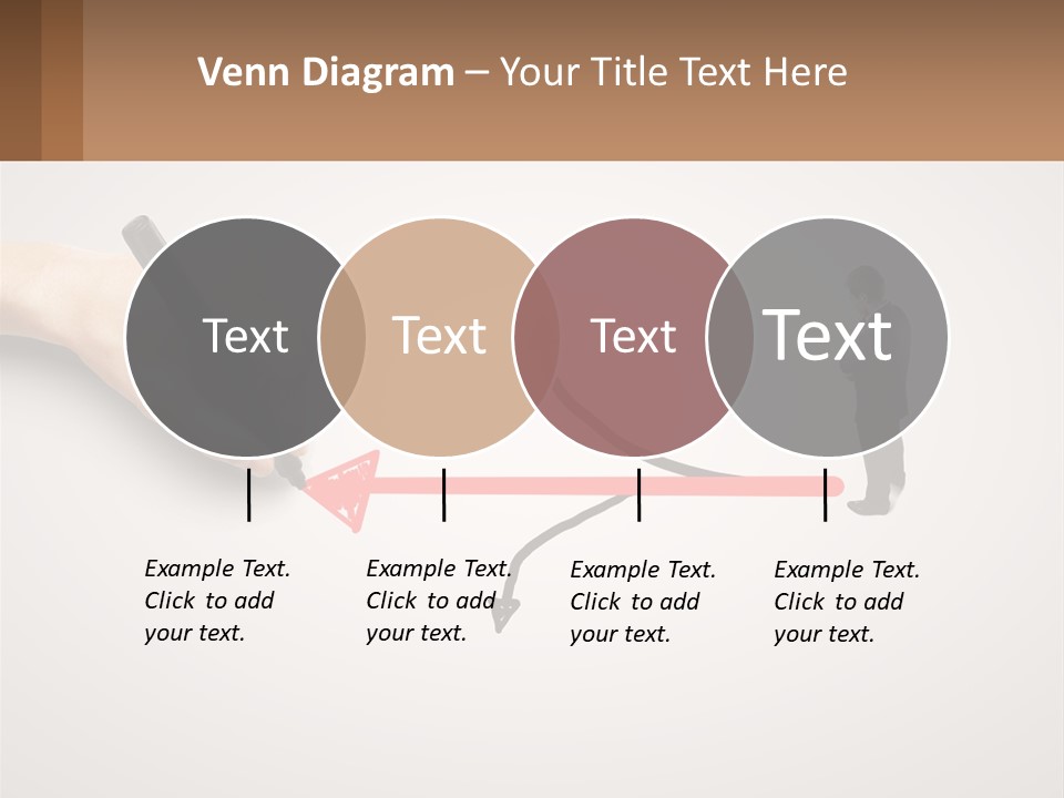 A Person Drawing A Red Arrow On A Piece Of Paper PowerPoint Template
