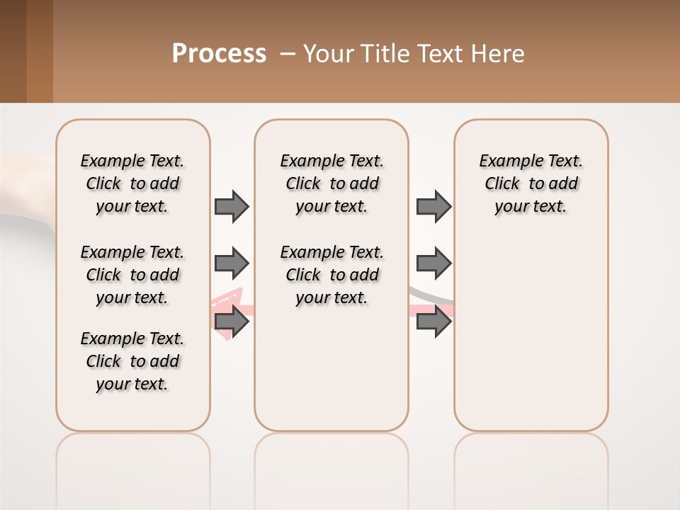 A Person Drawing A Red Arrow On A Piece Of Paper PowerPoint Template