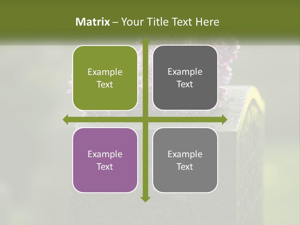 A Bunch Of Purple Flowers Sitting On Top Of A Cement Block PowerPoint Template