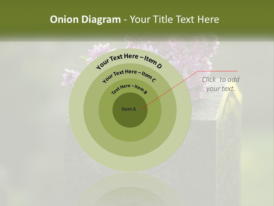 A Bunch Of Purple Flowers Sitting On Top Of A Cement Block PowerPoint Template