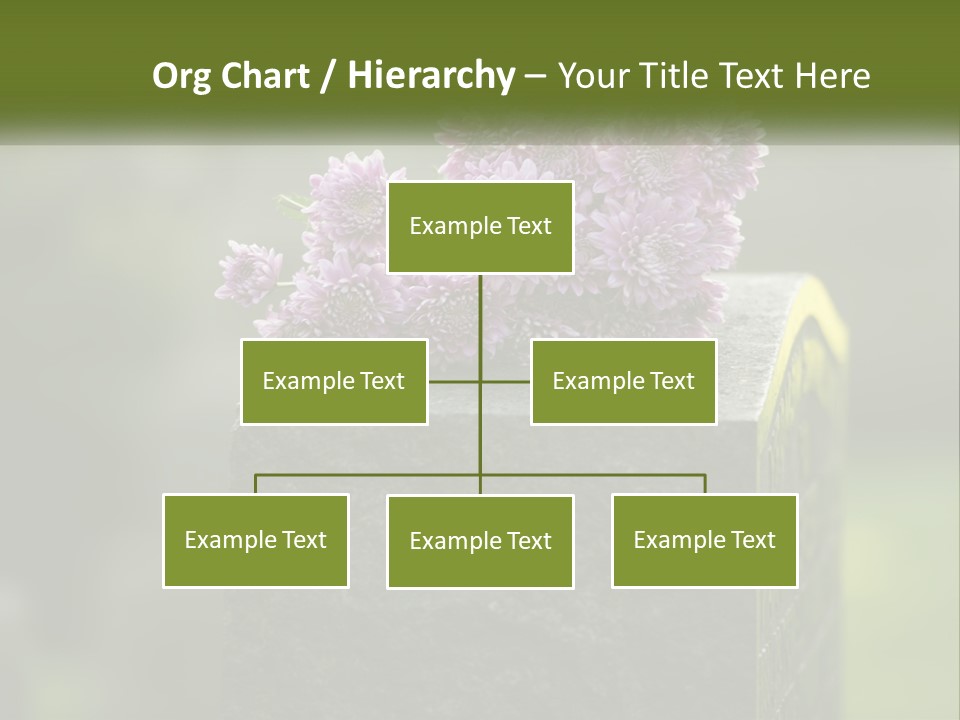 A Bunch Of Purple Flowers Sitting On Top Of A Cement Block PowerPoint Template