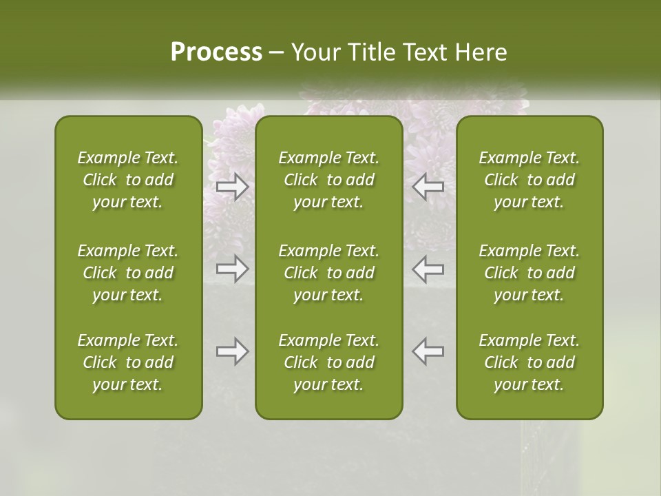 A Bunch Of Purple Flowers Sitting On Top Of A Cement Block PowerPoint Template