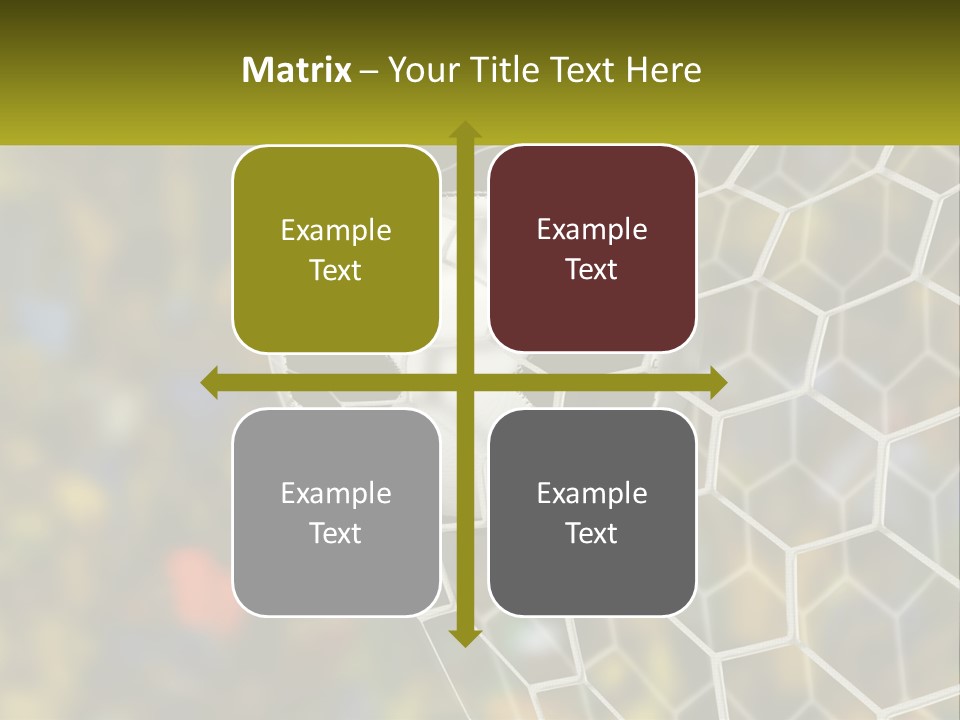 A Soccer Ball Is In The Goal Net PowerPoint Template