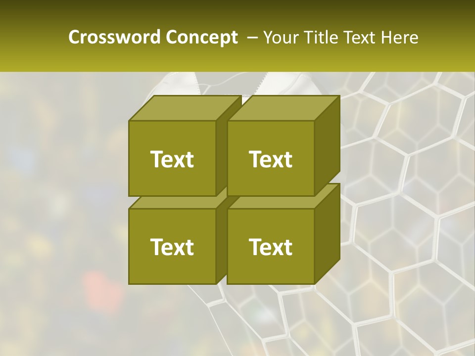 A Soccer Ball Is In The Goal Net PowerPoint Template