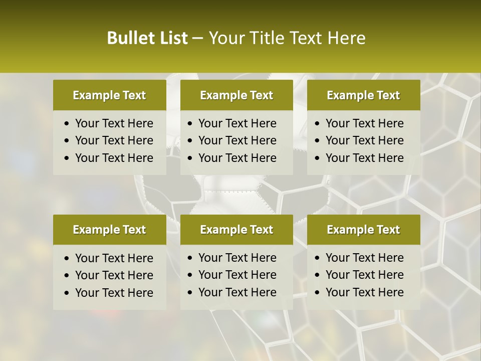 A Soccer Ball Is In The Goal Net PowerPoint Template