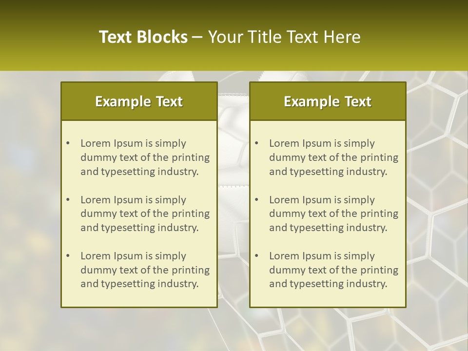 A Soccer Ball Is In The Goal Net PowerPoint Template