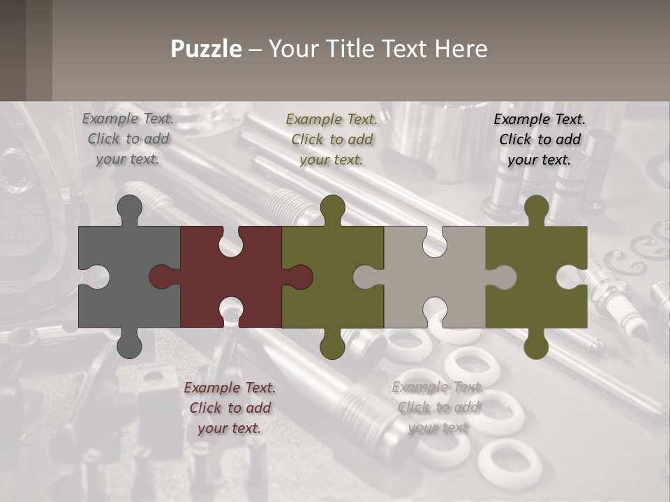 A Group Of Tools Sitting On Top Of A Table PowerPoint Template
