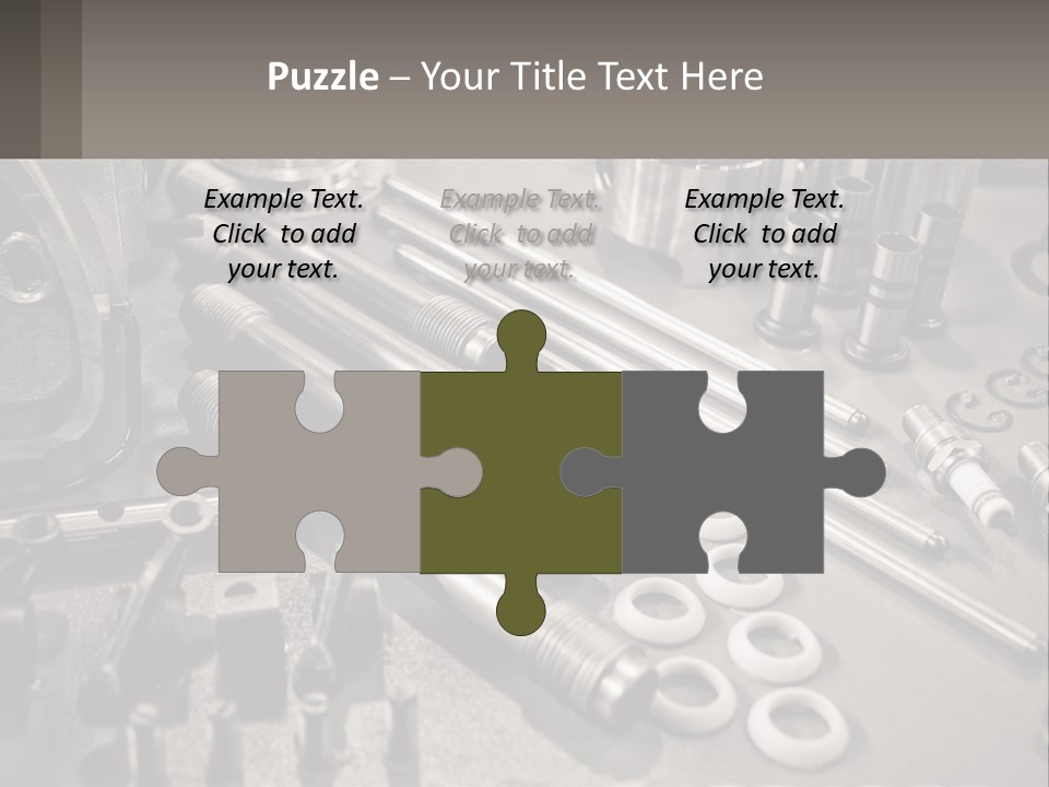 A Group Of Tools Sitting On Top Of A Table PowerPoint Template