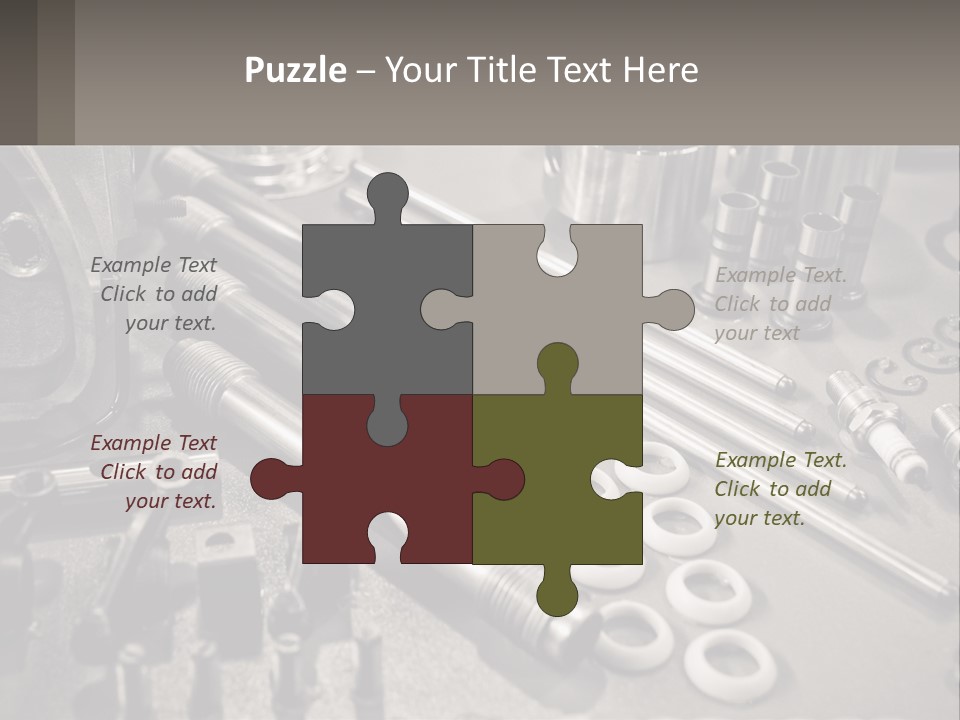 A Group Of Tools Sitting On Top Of A Table PowerPoint Template