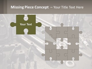 A Group Of Tools Sitting On Top Of A Table PowerPoint Template