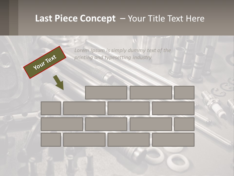 A Group Of Tools Sitting On Top Of A Table PowerPoint Template