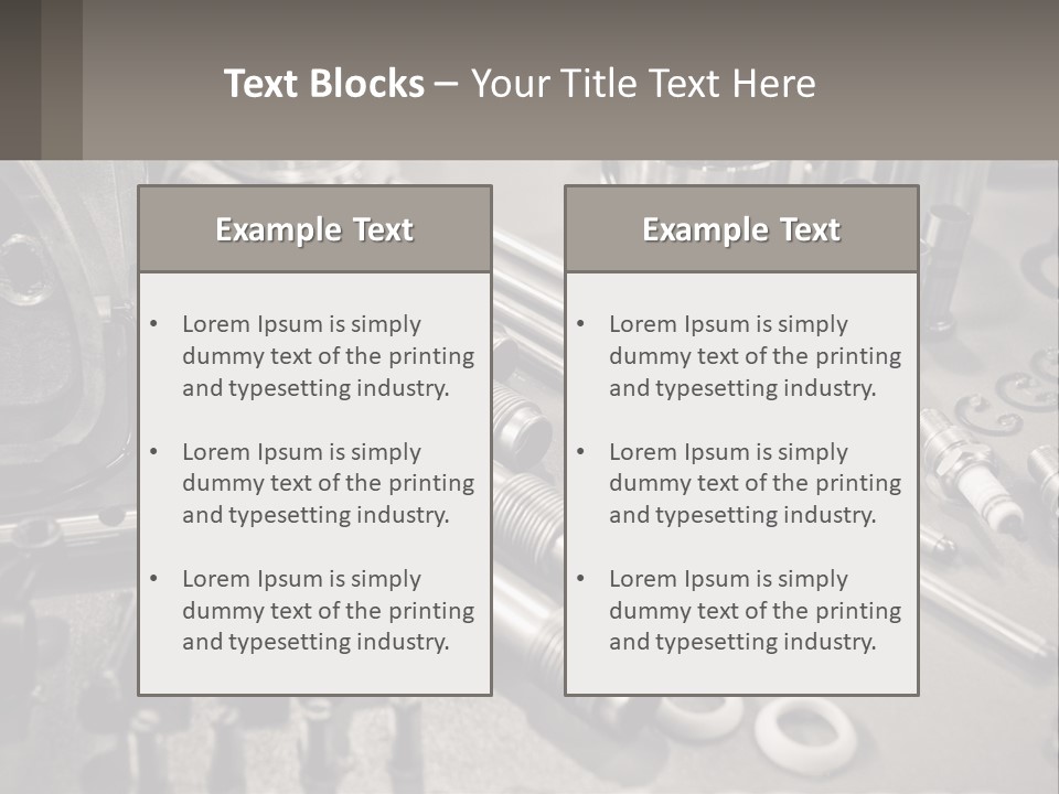 A Group Of Tools Sitting On Top Of A Table PowerPoint Template