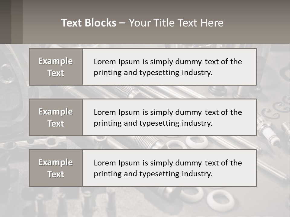 A Group Of Tools Sitting On Top Of A Table PowerPoint Template