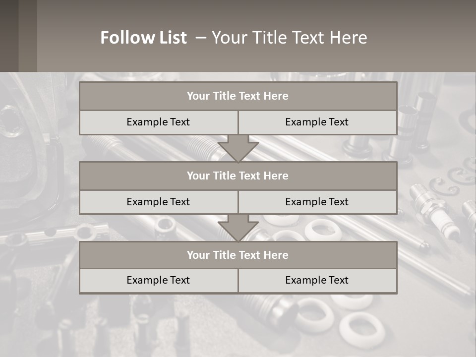 A Group Of Tools Sitting On Top Of A Table PowerPoint Template
