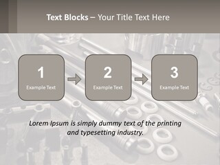 A Group Of Tools Sitting On Top Of A Table PowerPoint Template