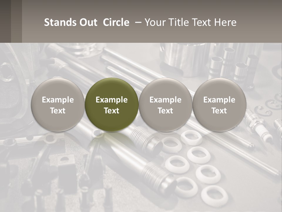 A Group Of Tools Sitting On Top Of A Table PowerPoint Template