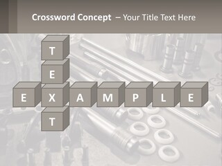 A Group Of Tools Sitting On Top Of A Table PowerPoint Template