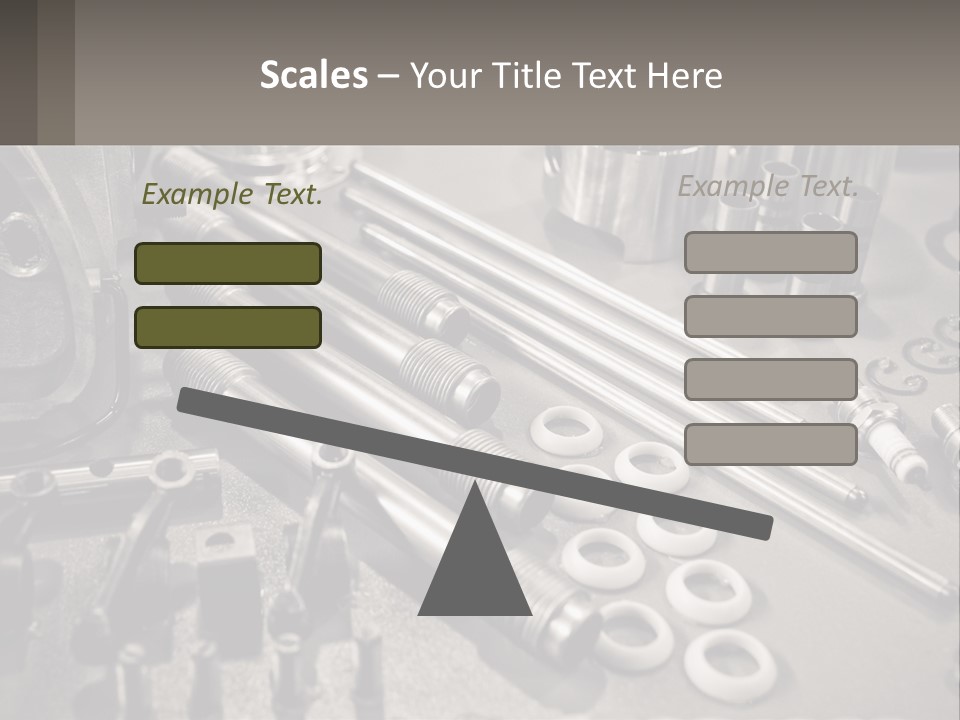 A Group Of Tools Sitting On Top Of A Table PowerPoint Template