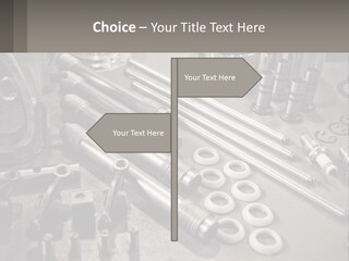 A Group Of Tools Sitting On Top Of A Table PowerPoint Template